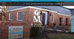 Desktop Screenshot of drmcgibony.com